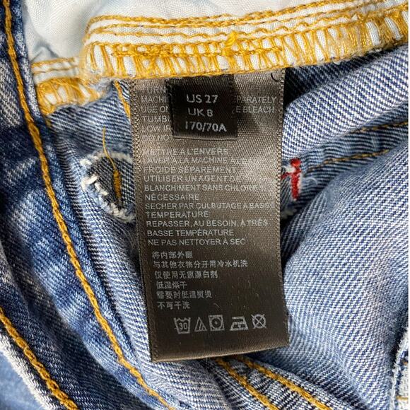 BDG Urban Outfitters Bleached High Waisted Jeans - 27 - Picture 5 of 13